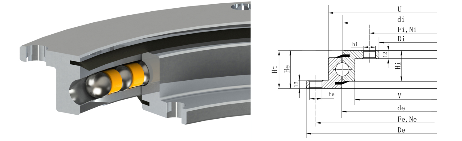 無齒法蘭轉(zhuǎn)盤軸承 無齒法蘭轉(zhuǎn)盤軸承