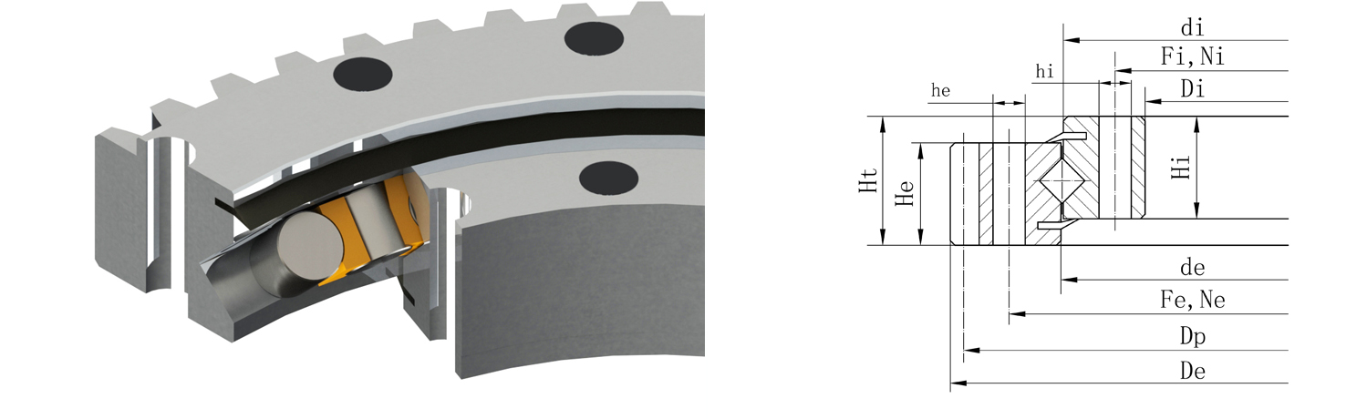 轉(zhuǎn)盤軸承的安裝特點及使用